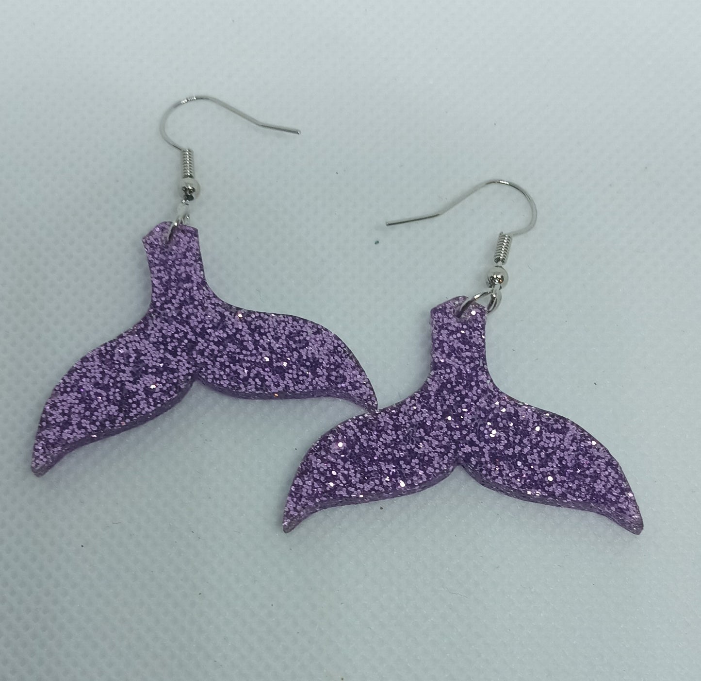 Acrylic mermaid tail earrings