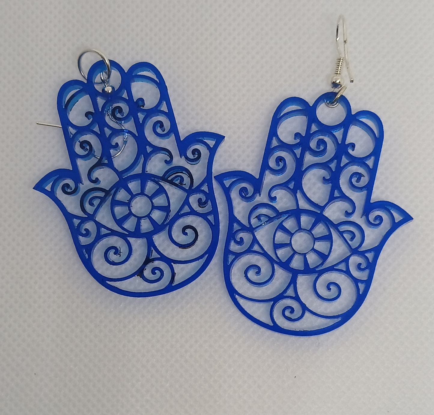 Acrylic Hamsa Earrings