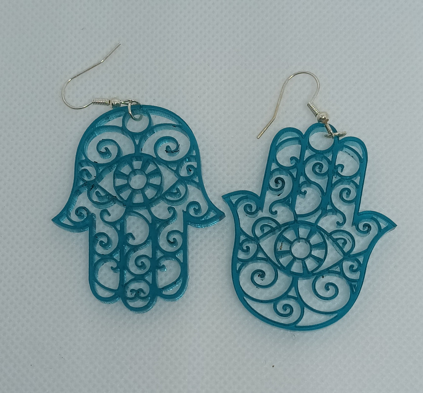 Acrylic Hamsa Earrings